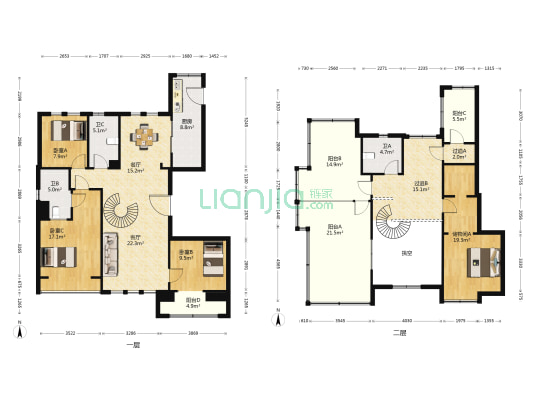 洛溪嘉苑北区 3室2厅3卫 159平方