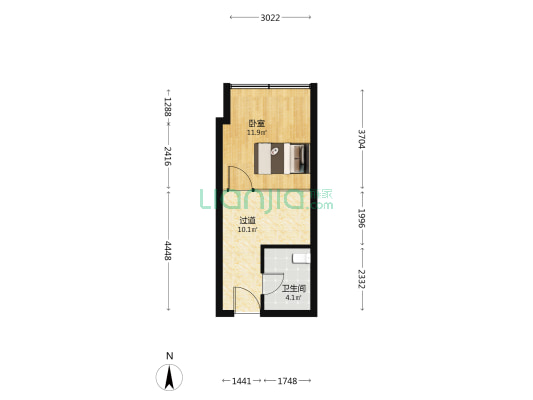 正弘凯宾城 1室0厅1卫 39平方