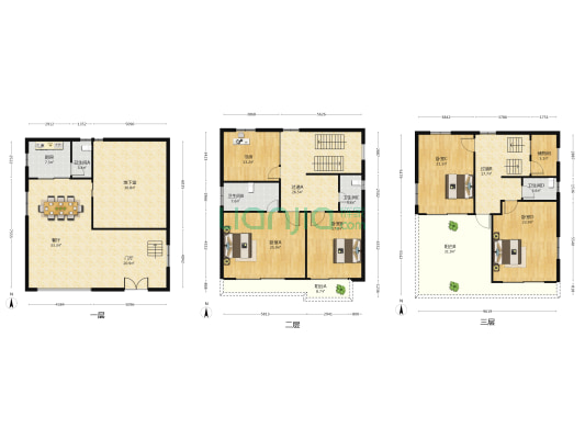 天王路 5室1厅4卫 322平方