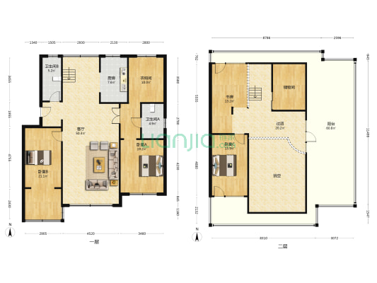 文韵家园 4室1厅2卫 182平方