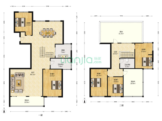 普利文东花园 5室1厅2卫 252平方