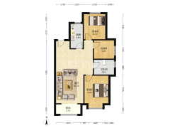 南北通透，全天采光视野开阔，小区环境好，交通便利。-涿州香邑溪谷悦都小区户型图