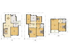 自住装修，得房率高，大面积舒适改善型-常熟紫金豪园户型图