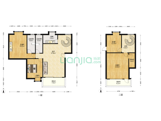 金穗苑 4室1厅2卫 164平方