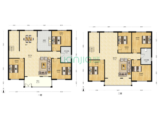建工小区 7室2厅2卫 298平方