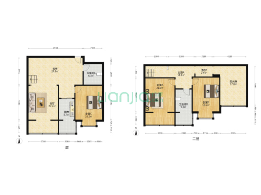 饮料厂高层 3室2厅2卫 185平方