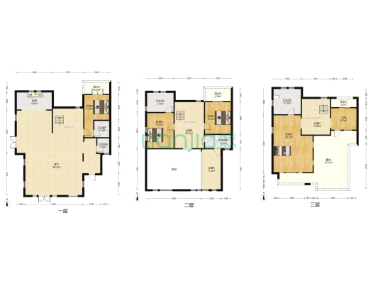 南轩园 5室1厅5卫 300平方