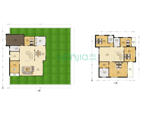 澜韵园 6室2厅4卫 291平方