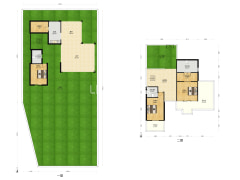 上下两层独栋别墅，一层带300多平米大花园，环境优美-西双版纳平安悦景庄户型图