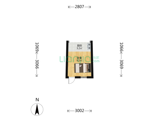 石门槛 1室0厅0卫 13平方