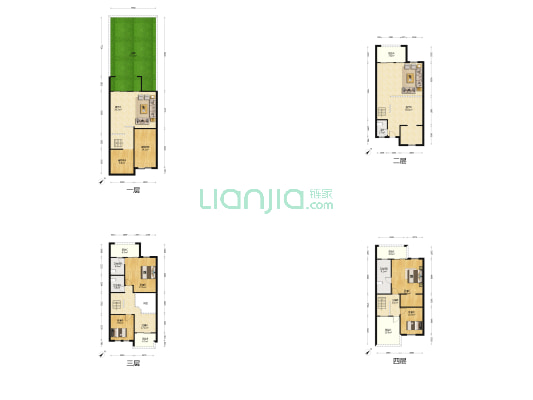 庆隆南山高尔夫国际社区钻石岛 4室2厅4卫 244平方