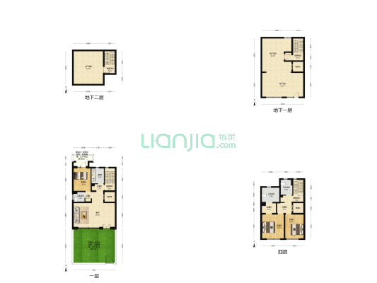 禧瑞金海 3室1厅3卫 200平方