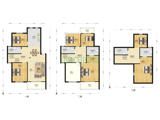 家和花园 7室1厅5卫 214平方
