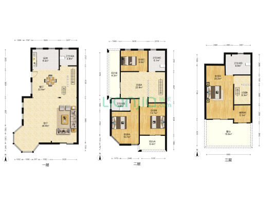 伊美豪爵华庭 4室2厅4卫 256平方