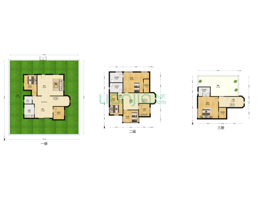 绿景苑 7室2厅4卫 228平方