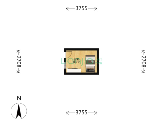 受水河胡同 1室0厅0卫 13平方