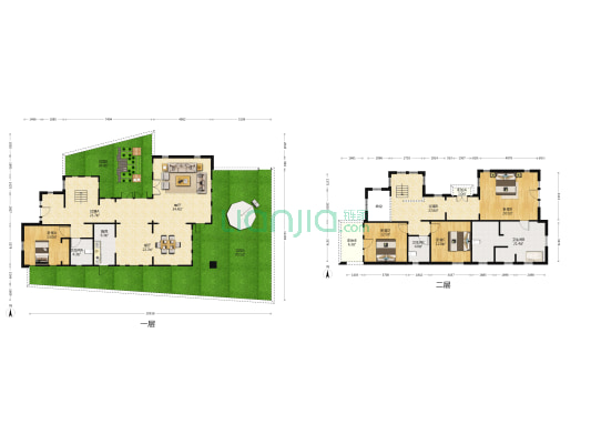 麓山国际香溪堤 4室2厅3卫 343平方