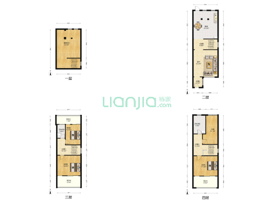 绿地21城E区 4室1厅2卫 157平方