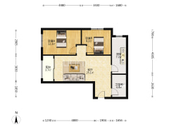 中间好楼层，毛坯可随意装修，前面无遮挡，采光好-涿州翡翠滨江户型图