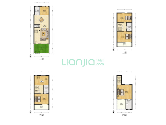 紫云山庄 5室1厅4卫 140平方
