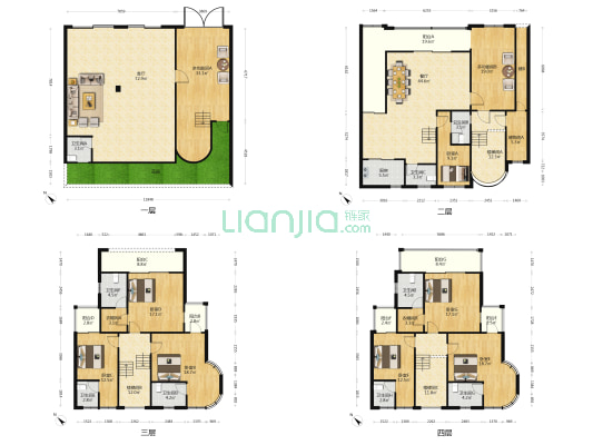 金薇花园 9室2厅9卫 409平方