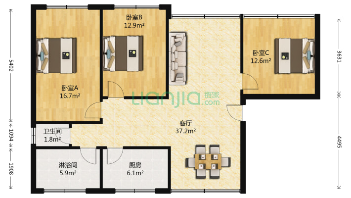 长沙路东二段84号二手房实景图