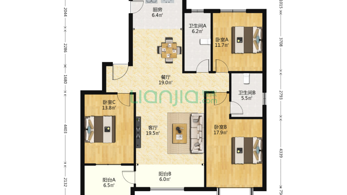 天府名郡二手房实景图