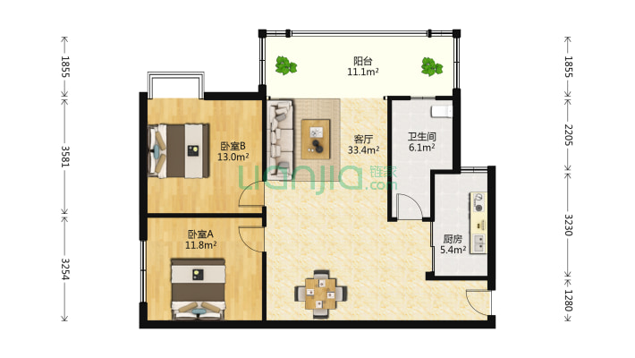 大龙家园二手房实景图