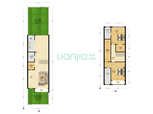 大华上海滩艺墅 2室1厅3卫 189平方