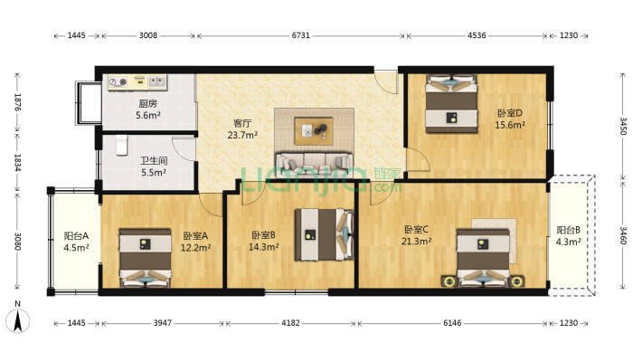 荣昌花园二手房实景图