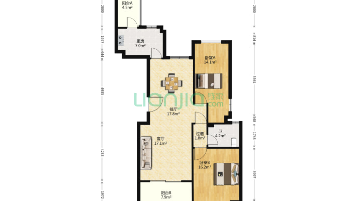 汇高百悦府二手房实景图