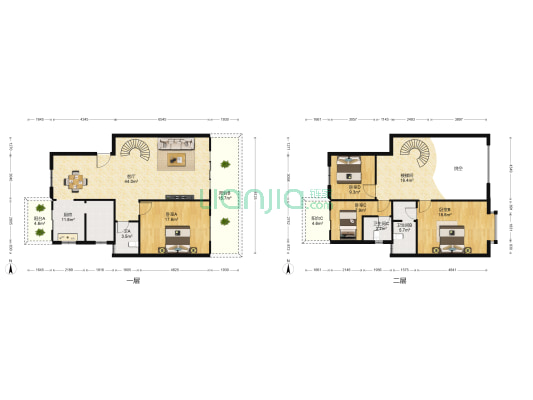红泰静水楼台 4室1厅3卫 202平方