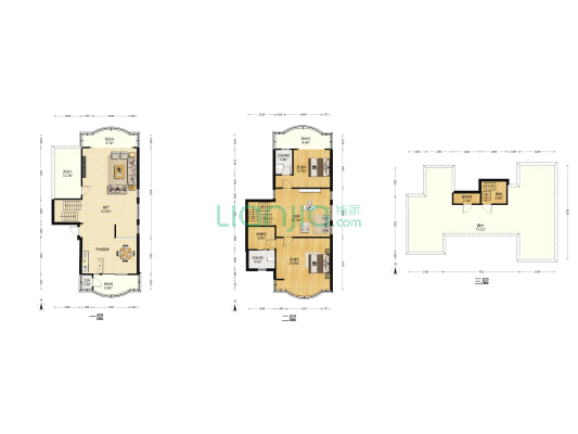 怡海公寓 3室1厅3卫 189平方