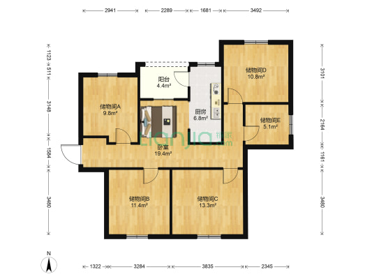 溪香米兰 1室0厅0卫 143平方