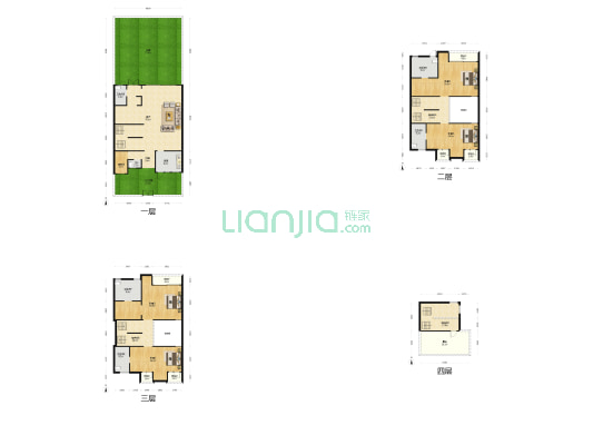 剑桥印象 4室1厅6卫 338平方