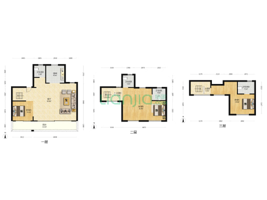 融信君澜 3室1厅4卫 198平方