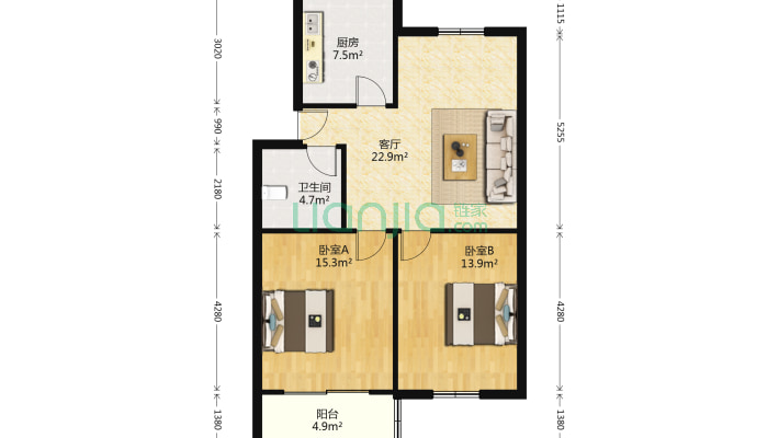 曲荷巷18号二手房实景图