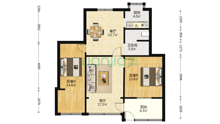 马沧湖路二手房实景图