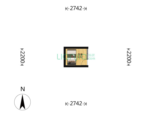 校尉营 1室0厅0卫 8平方