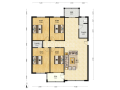 出售青旅花园大平层，环境优美，大四居。-涿州青旅花园户型图