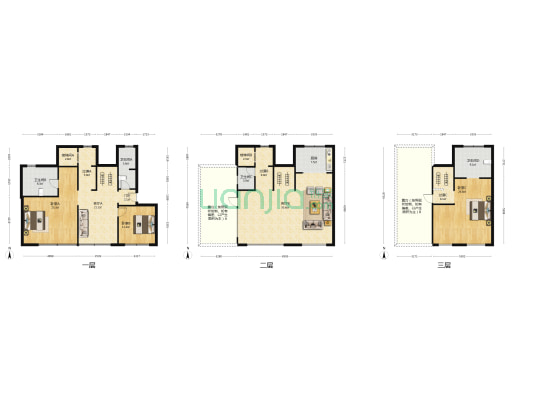 招商华宇长安玺 3室2厅4卫 255平方