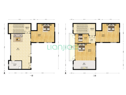 元舍 4室1厅1卫 242平方