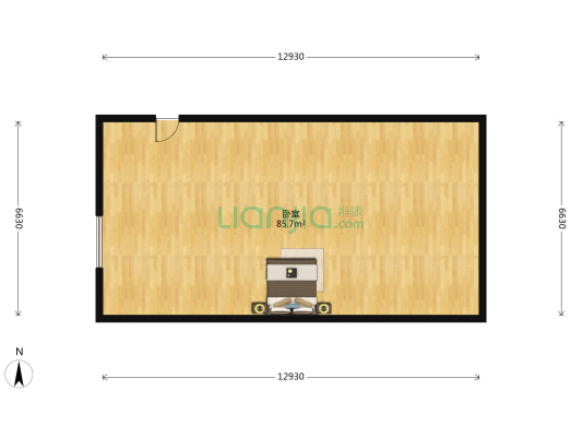 公园山路 1室0厅0卫 68平方