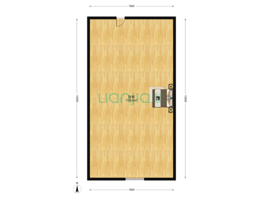 绿城桂花园 1室0厅0卫 126平方