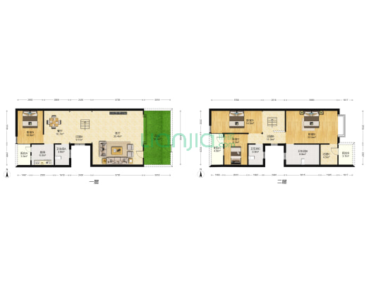都铎城邦2号院 4室2厅3卫 256平方