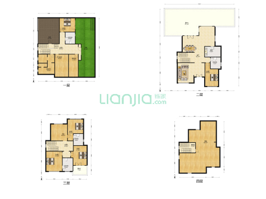 康城别墅三期 7室1厅4卫 416平方