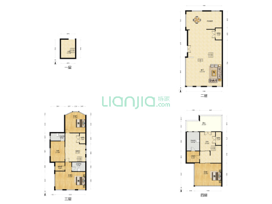 牧马山牧山湖蔚蓝卡地亚 4室1厅3卫 512平方