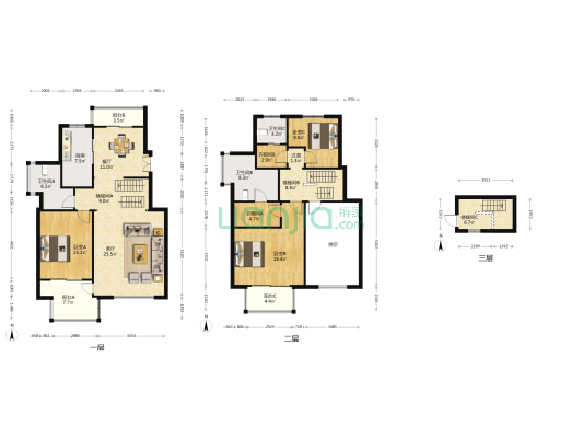 城市经典(一期)(公寓) 3室2厅3卫 197平方