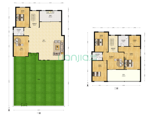 石湾村 6室1厅3卫 290平方