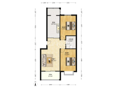 此房满五税费低，视野宽阔，全天采光-涿州同善园小区户型图